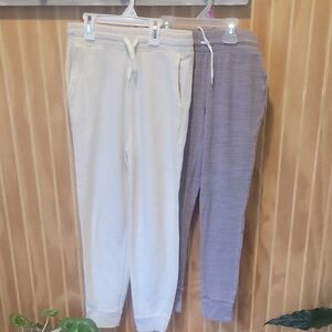 Old Navy Kids Sweatpants Set - Cream and Gray